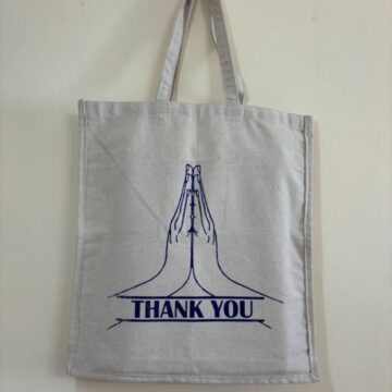 Namaste tote bag