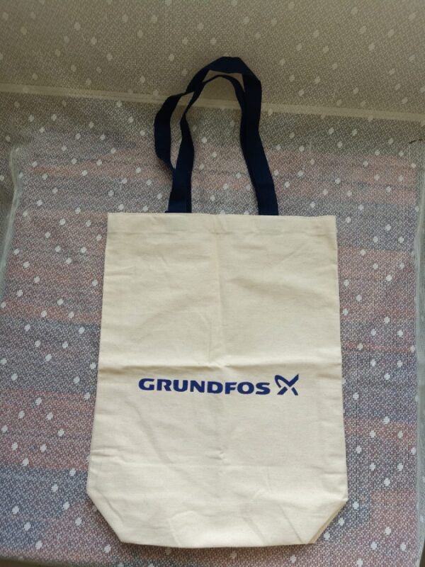 Canvas tote bag with logo 1